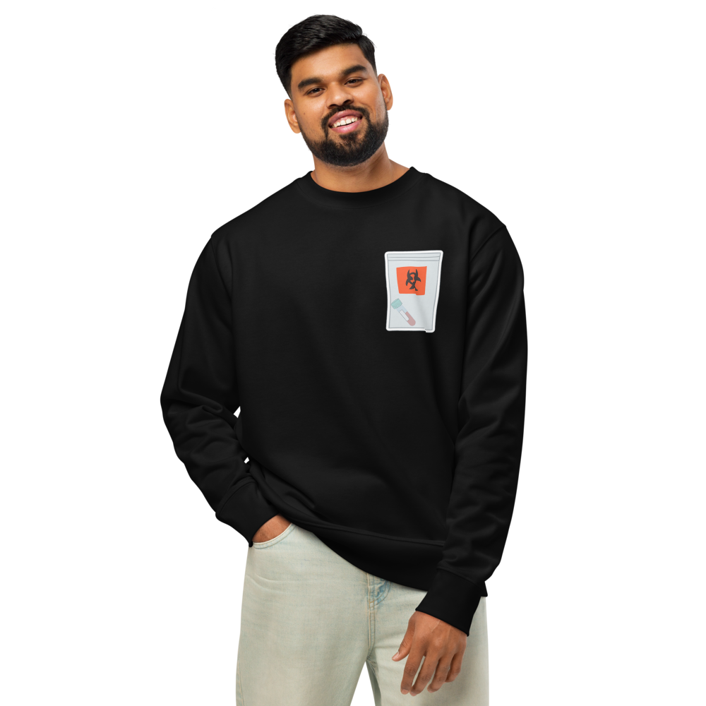 Sweatshirt for all - Blood Specimen in Biohazard Bag