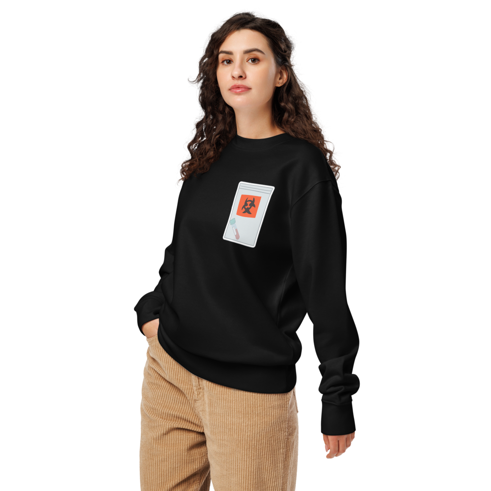 Sweatshirt for all - Blood Specimen in Biohazard Bag